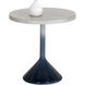 Laszilo 20 X 19.75 inch Light Grey / Blue Outdoor End Table